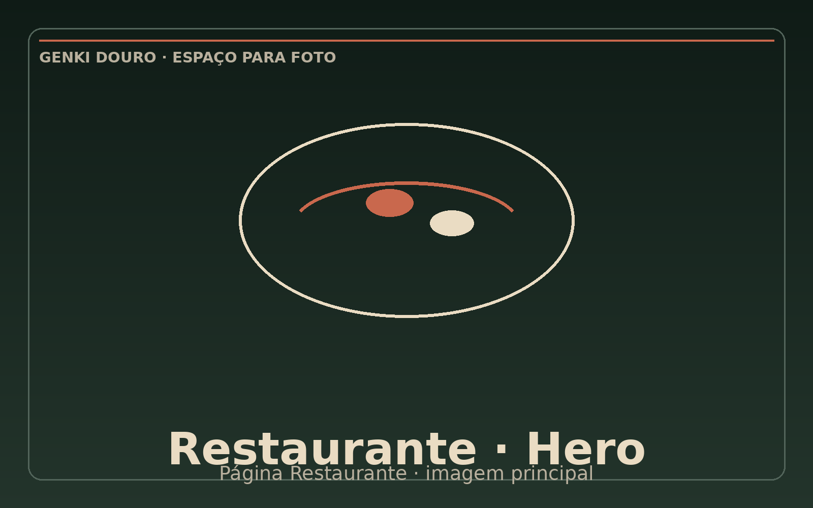 Restaurante e balcão de sushi do Genki Douro